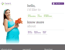 Tablet Screenshot of femiinthealth.com